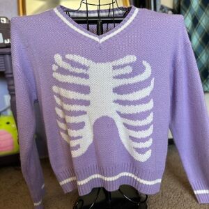 skeleton sweater